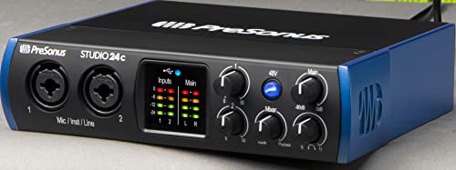 PreSonus Studio 24c USB-C Audio-Interface mit Studio One Artist Software-Bundle