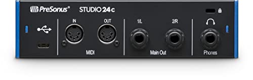 PreSonus Studio 24c USB-C Audio-Interface mit Studio One Artist Software-Bundle