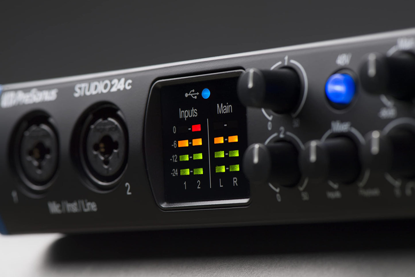 PreSonus Studio 24c USB-C Audio-Interface mit Studio One Artist Software-Bundle