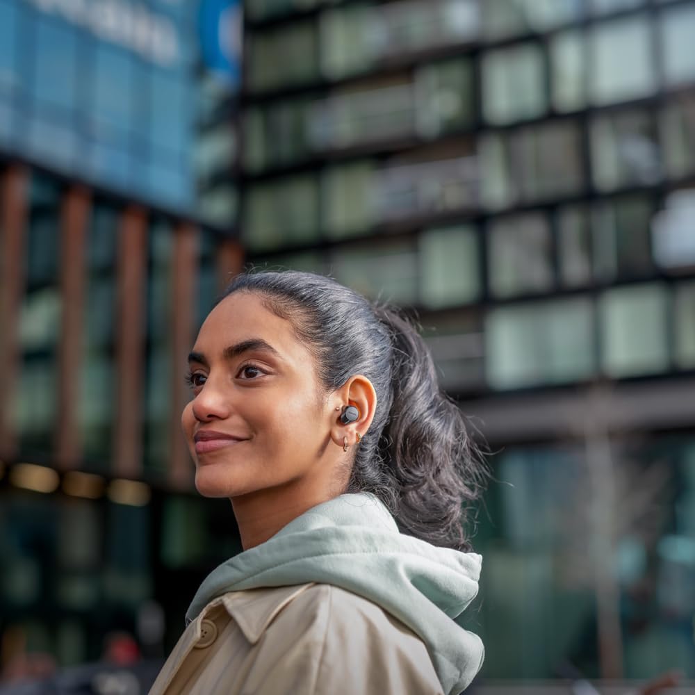 Philips TAT1209BK True Wireless Bluetooth Earbuds, IPX4, Schwarz