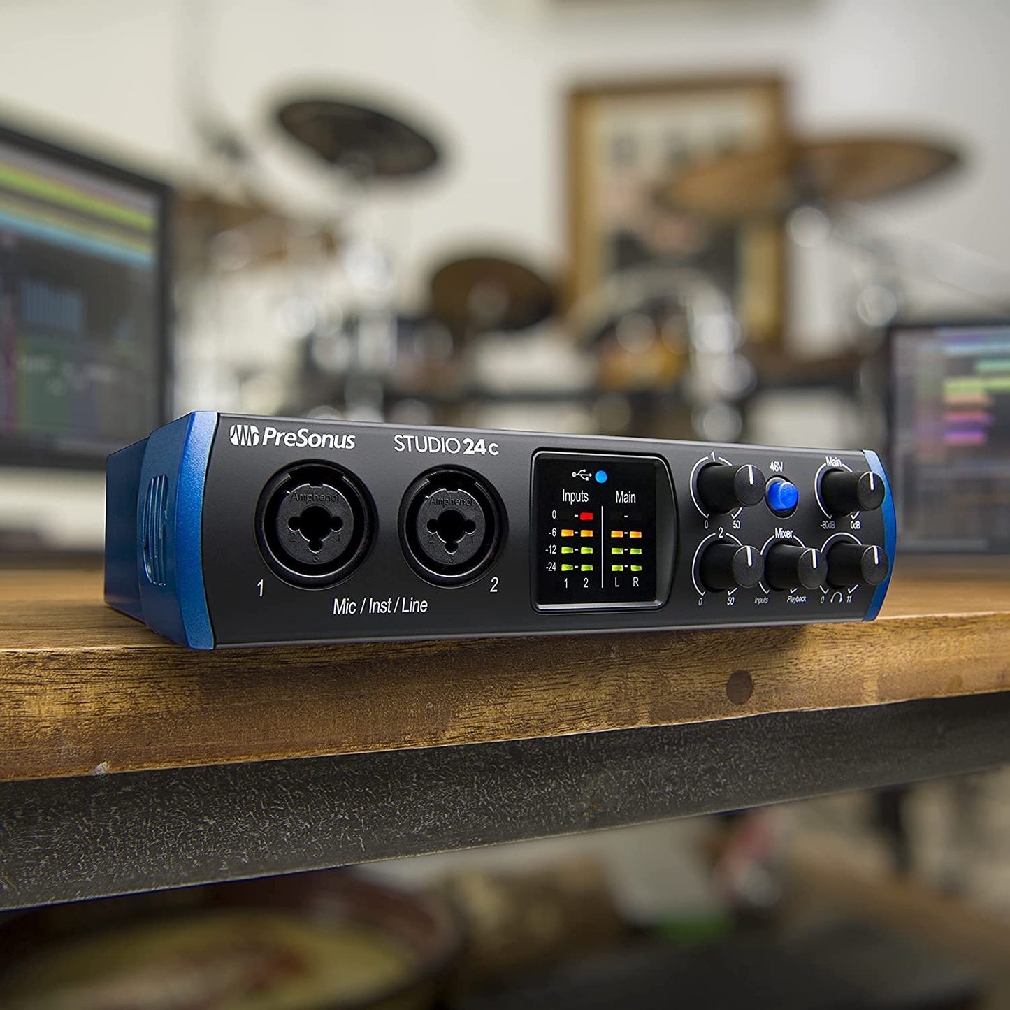 PreSonus Studio 24c USB-C Audio-Interface mit Studio One Artist Software-Bundle