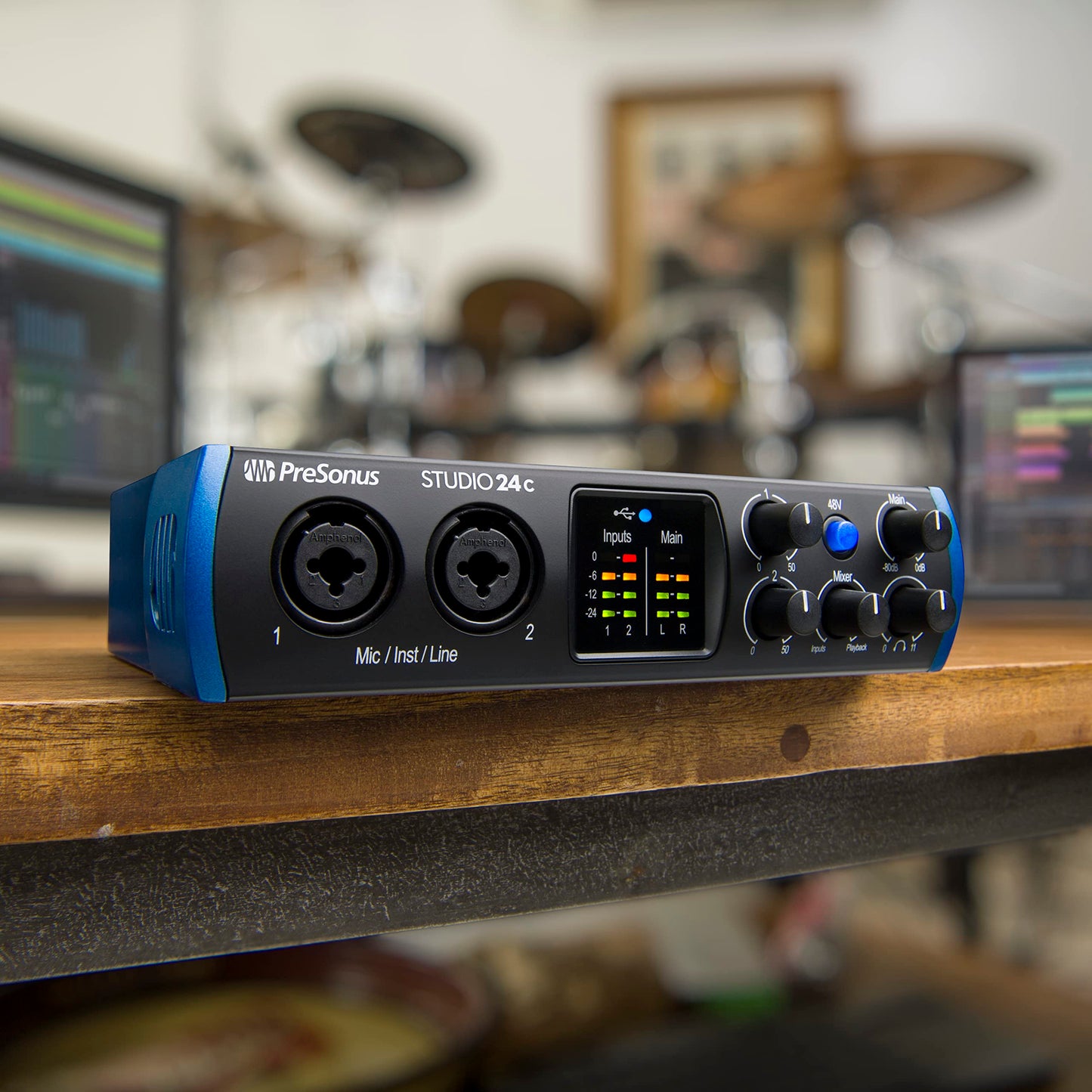 PreSonus Studio 24c USB-C Audio-Interface mit Studio One Artist Software-Bundle