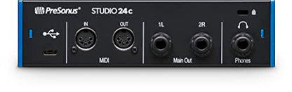 PreSonus Studio 24c USB-C Audio-Interface mit Studio One Artist Software-Bundle