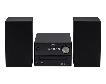 JVC UX-C25DAB Micro HiFi-System, mit DAB+, UKW, CD-Player, Bluetooth, USB, Schwarz