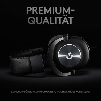 Logitech G PRO X Gaming-Headset, mit Blue VO!CE & DTS 7.1 Surround Sound, kabelgebunden, Schwarz