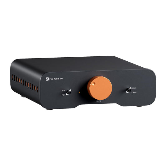 Fosi Audio ZA3 Mini HiFi Verstärker, Stereo/Mono, mit TPA3255 Chip, XLR-Eingänge