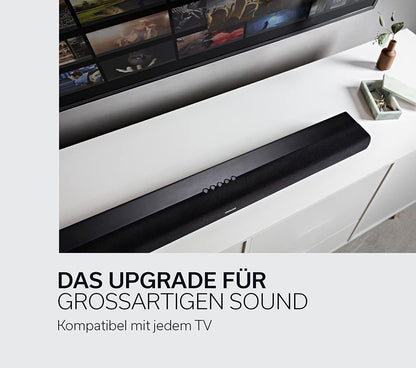 Denon DHT-S216 TV-Soundbar mit integriertem Subwoofer, DTS Virtual:X, 4K, Bluetooth, Schwarz