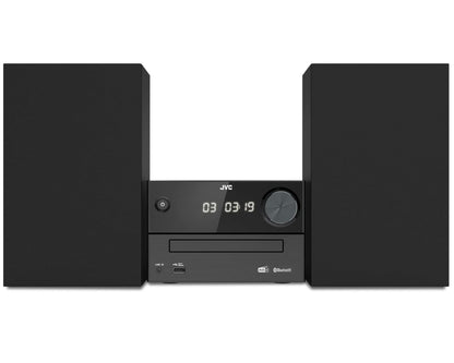 JVC UX-C25DAB Micro HiFi-System, mit DAB+, UKW, CD-Player, Bluetooth, USB, Schwarz