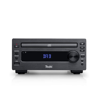 Teufel Kombo 11 DAB+ HiFi-Anlage mit Stereo-Lautsprechern, Schwarz