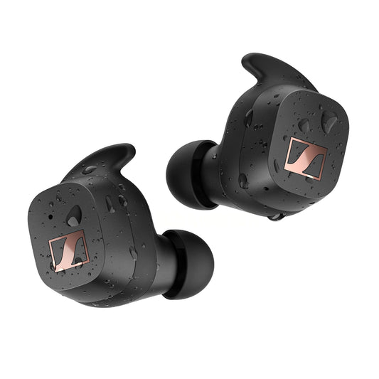 Sennheiser Sport True Wireless Earbuds, IP54 Wasserdicht, für Sport, Schwarz