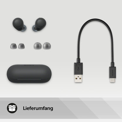 Bluetooth Noise-Cancelling-Kopfhörer Sony WF-C700N, kabellos, schwarz