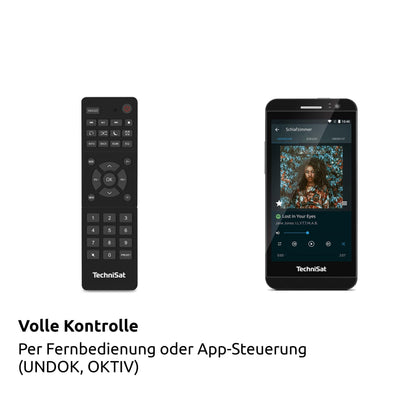 TechniSat DIGITRADIO 143 CD HiFi-Tuner & Internetradio mit DAB+, UKW, Bluetooth, CD-Player, Schwarz